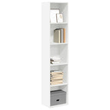 Bookcase White 40x30x189 cm Engineered Wood 857885