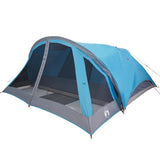 Family Tent Cabin 6-Person Blue Waterproof 94747