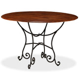 Dining Table Solid Acacia Wood with Honey Finish 120x76 cm 245642