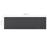 Carpet Runner Anthracite 80x300 cm 326966