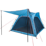Camping Tent 4-Person Blue Quick Release Waterproof 94357