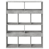 Room Divider Concrete Grey 100x33x125.5 cm Engineered Wood 3309522