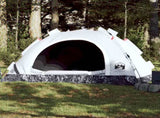 Camping Tent 2-Person White Blackout Fabric Quick Release 4004164