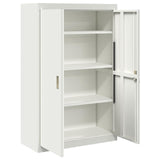 Storage Cabinet White 90 x 40 x 140 cm Steel 3406165