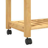 ZNTS Kitchen Trolley MONZA 84x40x90 cm Solid Wood Pine 376100