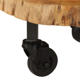 Coffee Table Solid Acacia Wood 60x55x25 cm 244950