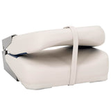 Foldable Boat Seat 1 Set Blue and White 41x36x48 cm 3284286