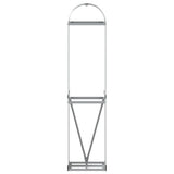 Log Holder Silver 40x45x170 cm Galvanised Steel 364588
