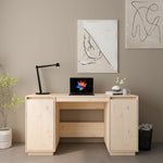 ZNTS Desk 140x50x75 cm Solid Wood Pine 814324