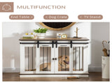 Dog Crate Furniture for Large Dogs, Double Dog Cage for Small Dogs T3398P349621