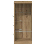LED Sideboard Artisan Oak 41 x 37 x 100 cm Engineered Wood 863055