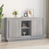 Sideboard Grey Sonona 102x35x60 cm Engineered Wood 831883