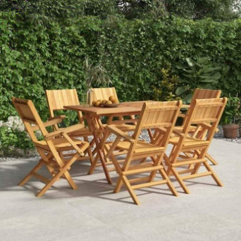 Folding Garden Chairs 6 pcs 55x61x90 cm Solid Wood Teak 3155062