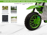 12V Kids Electric Motorcycle Ride-On, with Training Wheels, for Ages 3-6 Years - Green T3398P348283