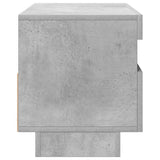 TV Cabinet with LED Lights Concrete Grey 80x35x40 cm 804449