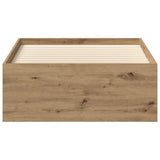Bed Frame without Mattress Artisan Oak 90x200cm Engineered Wood 3328815