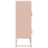 Highboard Pink 68x39x111.5 cm Steel 853363