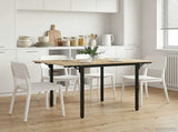 Extendable Dining Table 120 x 81.5 x 75 cm Engineered Wood 8006116