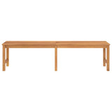 Garden Bench Warm Teak Solid Teak Wood 180 cm length Durable 316633