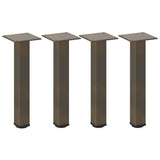 Coffee Table Legs 4 pcs Natural Steel 42-44 cm Steel 4012455