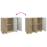 Sideboard Sonoma Oak 89 x 34.5 x 80 cm Engineered Wood 893957