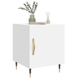 Bedside Cabinets 2 pcs White 40x40x50 cm Engineered Wood 827517