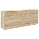 Bathroom Wall Cabinet Sonoma Oak 100x25x40 cm Engineered Wood 860105
