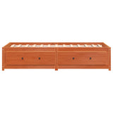 Day Bed without Mattress Wax Brown 80x200 cm Solid Wood Pine 844477