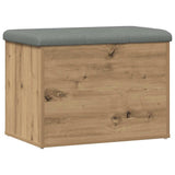 Storage Bench Artisan Oak 62x42x45 cm Engineered Wood 857616