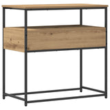 Console Table Artisan Oak 75 x 40 x 75 cm Engineered Wood 862937