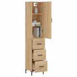 Highboard Sonoma Oak 34.5x34x180 cm Engineered Wood 3198852