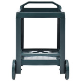 Beverage Cart Green 69x53x72 cm Plastic 48812