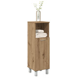 Bathroom Cabinet Artisan Oak 30x30x95 cm Engineered Wood 856138