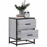 Bedside Cabinets 2 pcs Grey Sonoma 40x31x50 cm Engineered Wood 848681