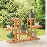 Flower Stand 110x25x73 cm Solid Wood Fir 362854
