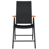 Garden Dining Set Black 3099119