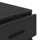 Drawer Cabinet Black 70x41x56 cm Engineered Wood 849074