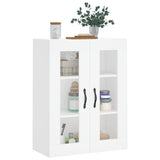 Wall Mounted Cabinet White 69.5x34x90 cm Engineered Wood 834986