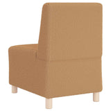 Modular Sofa Unit Armless 2 pcs Beige 55 x 74 x 82 cm 3399787