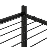 Flower Stand 83x25x100 cm Black Iron 343123