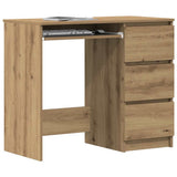 Desk Artisan Oak 90x45x76 cm Engineered Wood 861143
