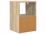 Bedside Table with Drawer 2 pcs Sonoma Oak 30.5 x 27 x 59.5 cm 8000617