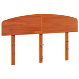 Headboard Wax Brown 140 cm Solid Wood Pine 842505