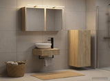 Bathroom Cabinet Set 4 pcs Sonoma Oak Engineered Wood 3407369