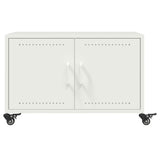 ZNTS Coffee Table White 68x50x43.5 cm Steel 846691