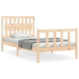 Bed Frame without Mattress 100x200 cm Solid Wood Pine 3192416