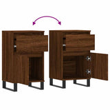 Sideboards 2 pcs Brown Oak 40x35x70 cm Engineered Wood 831179