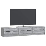 TV Cabinet Grey Sonoma 147 x 34.5 x 27 cm Engineered Wood 895861