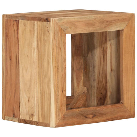 ZNTS Stool 40x30x40 cm Solid Wood Acacia 337837