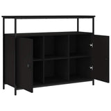 Sideboard Black 100x35x80 cm Engineered Wood 835499